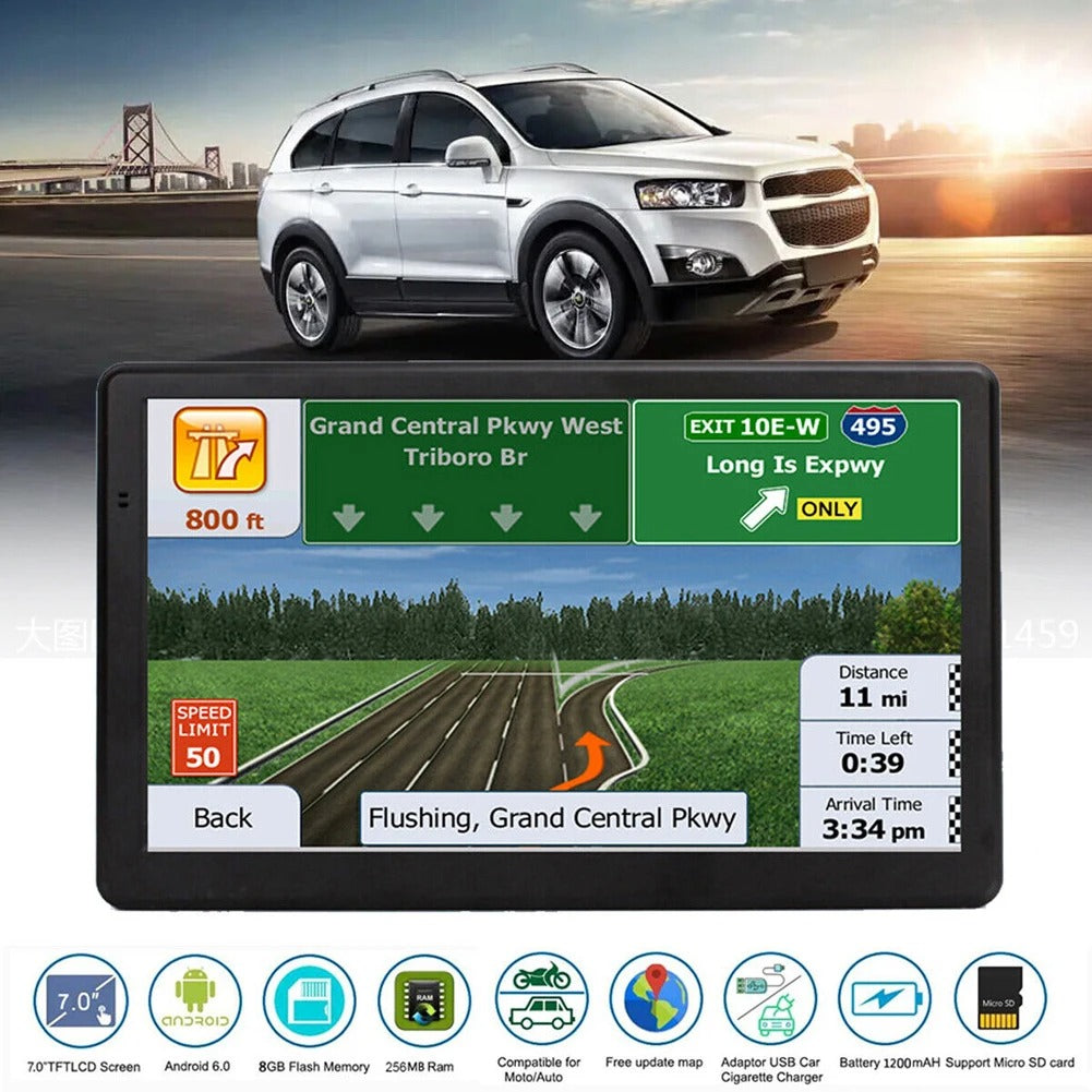7-Inch Versatile GPS Navigator for All Vehicle Types