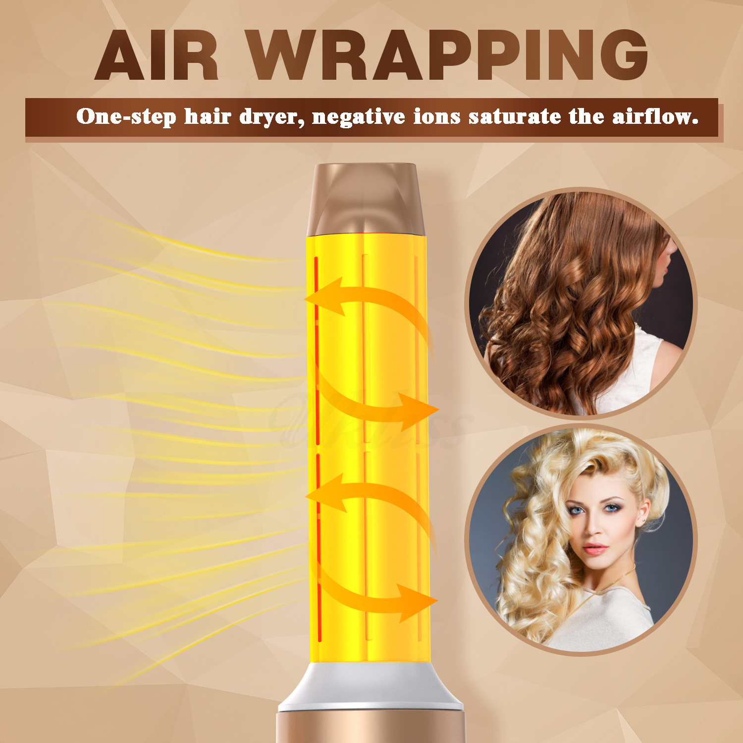 Versatile 7-in-1 Hair Styling Tool for Effortless Looks