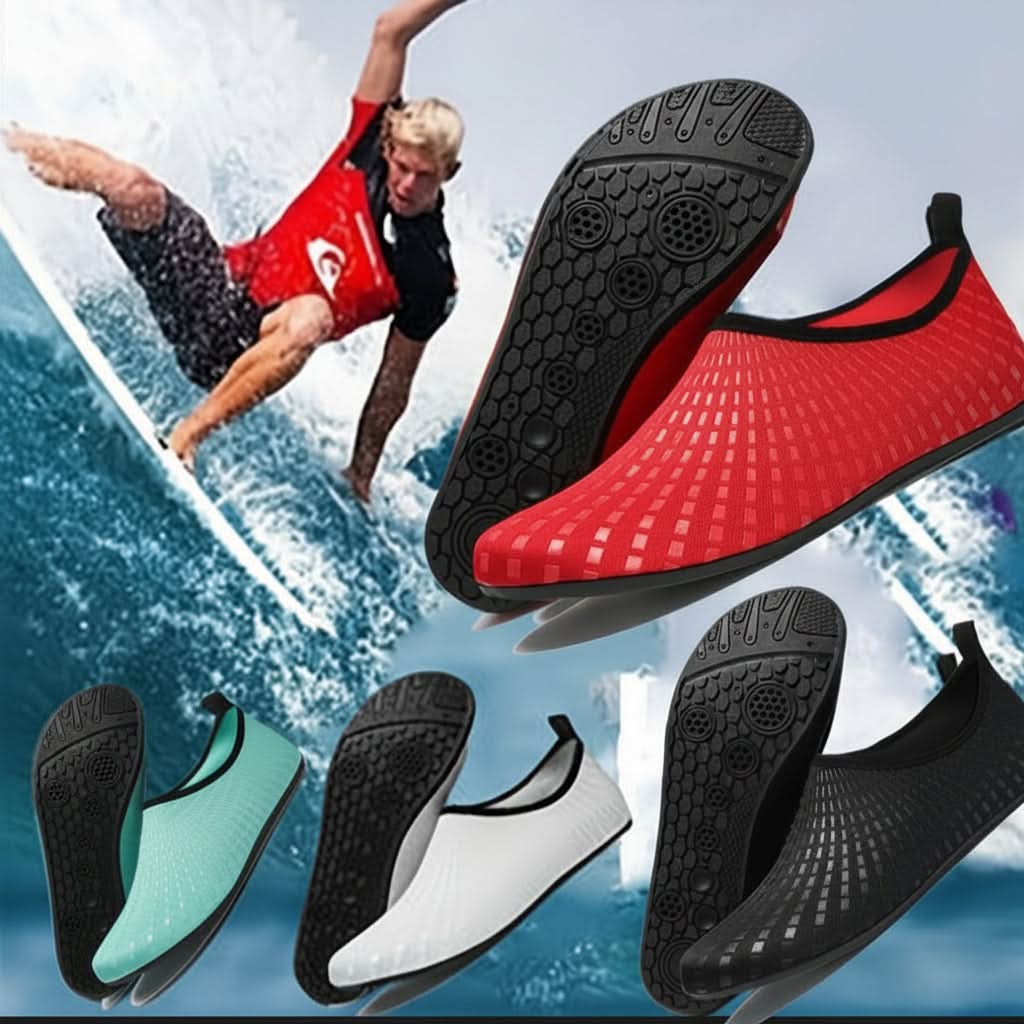 Quick-Dry Water Footwear with Non-Slip Sole for Swimming and Beach