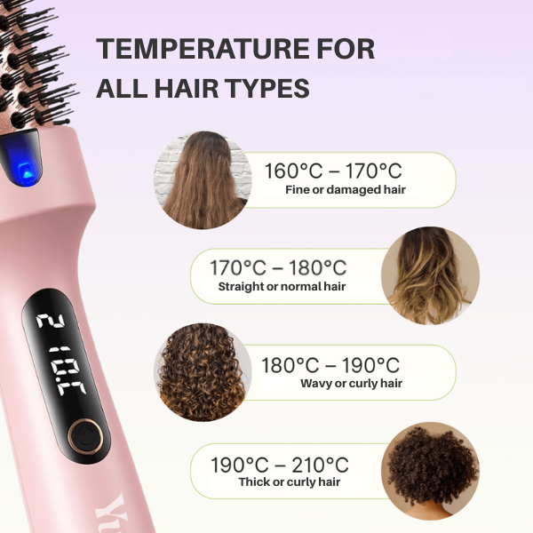 Glissora™ Ionic Ceramic Heated Brush — Transform Tangled Hair into Silky, Show-Stopping Shine Instantly