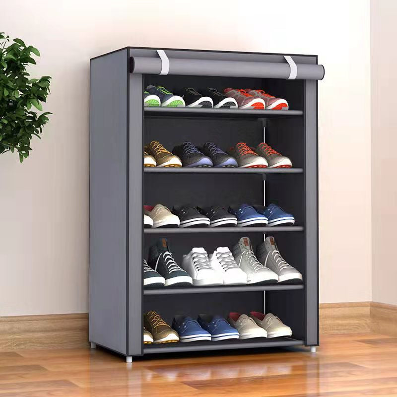 Freestanding Shoe Organizer | Dust-Resistant Cover | Tool-Free Setup | ShoeGuard