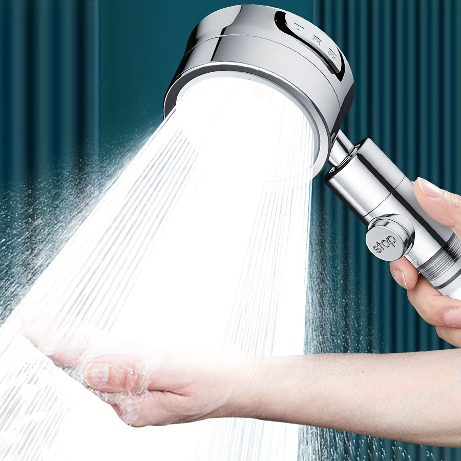 AquaBliss – Versatile High-Pressure Shower Head with 3 Spray Options