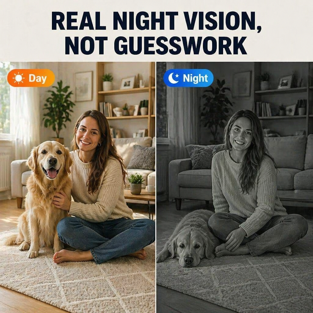 Zoomora™ Mini Cam — View Every Room Day and Night, Wherever You Are