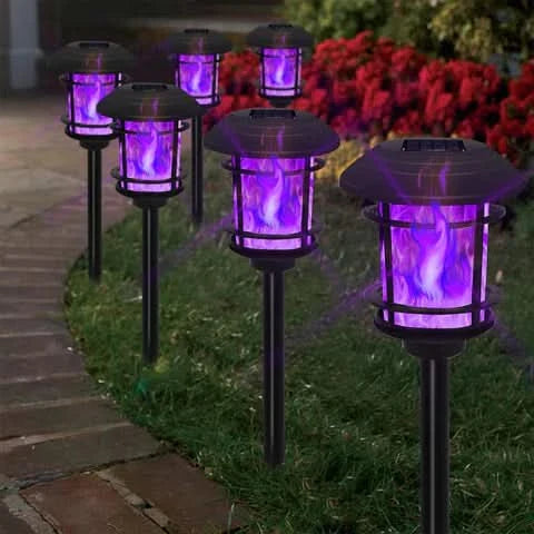 Solar Torch Lights for Driveways and Courtyard Pathways