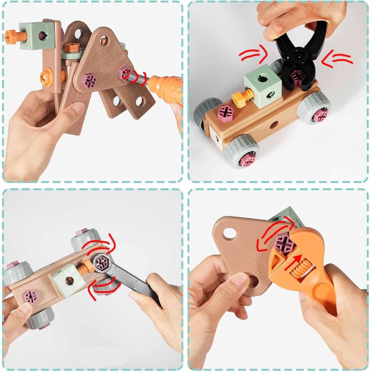 Imaginative Builder's Tool Kit for Ages 3 and Up