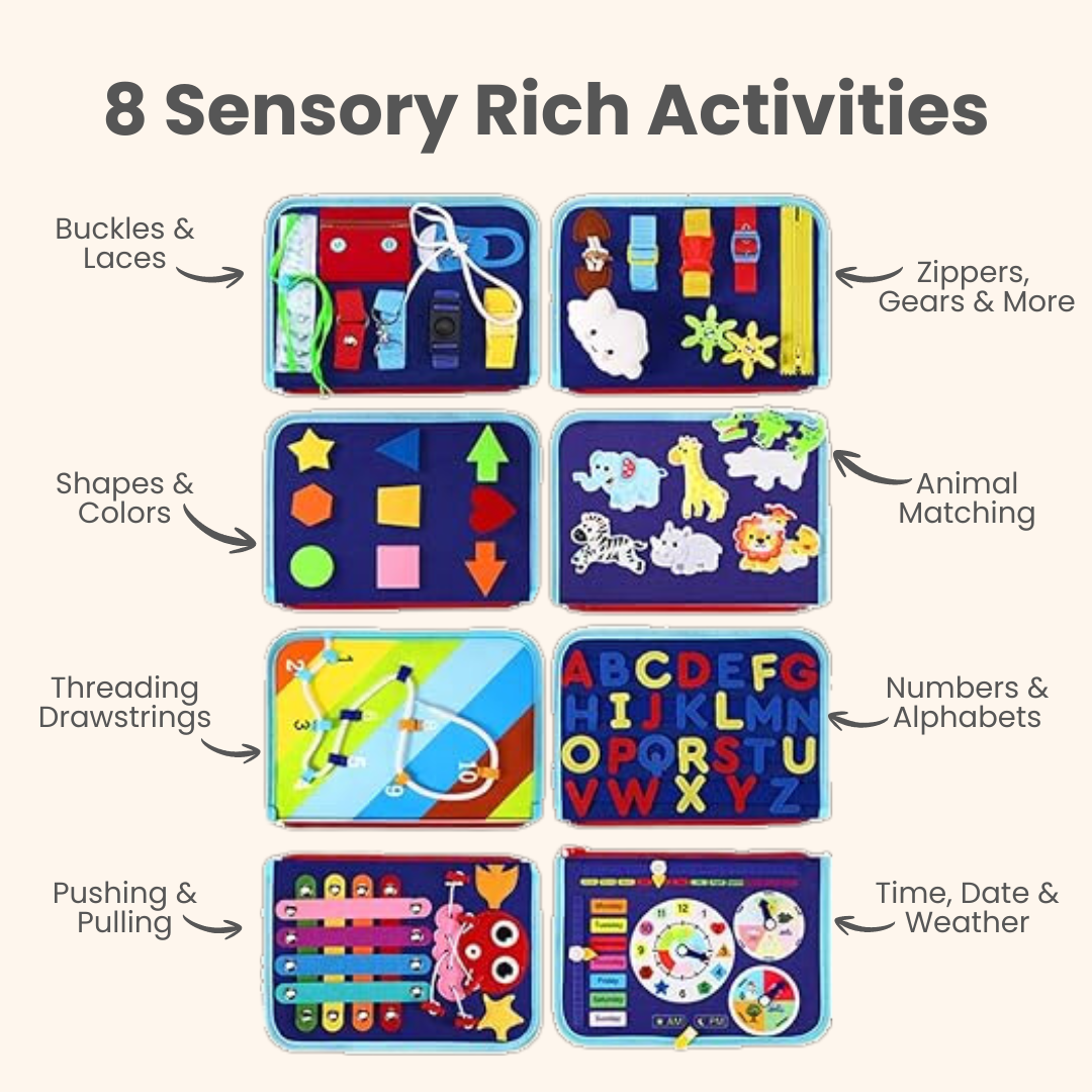 Arvilaro Montessori Busy Board