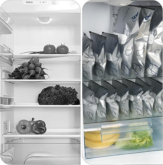 Set of 20 Reusable Aluminum Zip Closure Bags – Resealable Up to 200 Uses