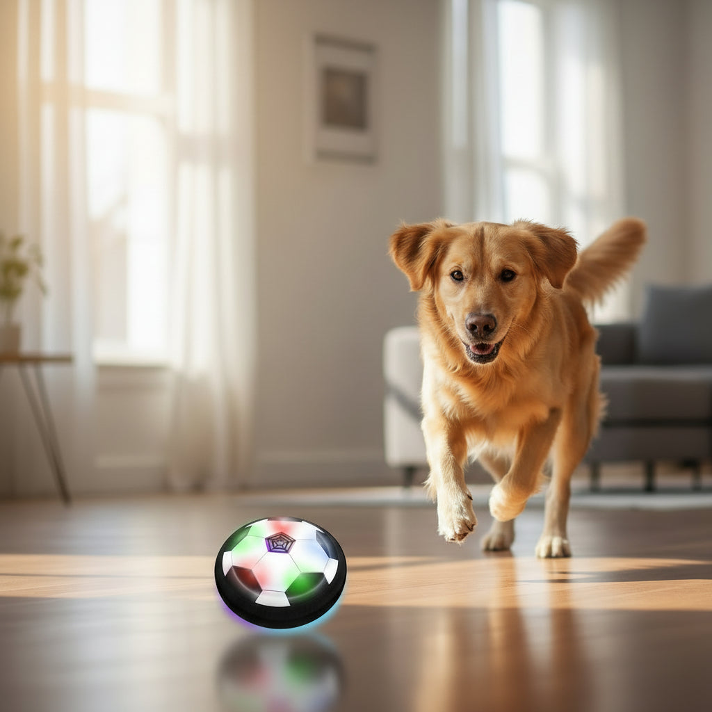 Dynamic Canine Play Ball with Randomized Movements