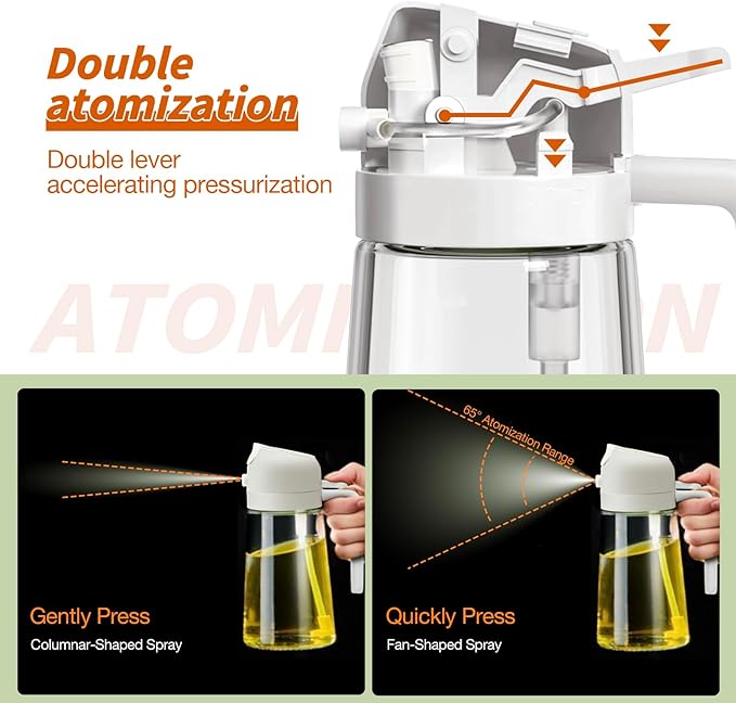 Adjustable Nozzle Oil Sprayer for Consistent Dosing