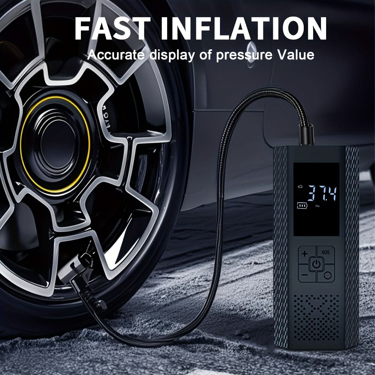 Portable Cordless Air Pump for Tires