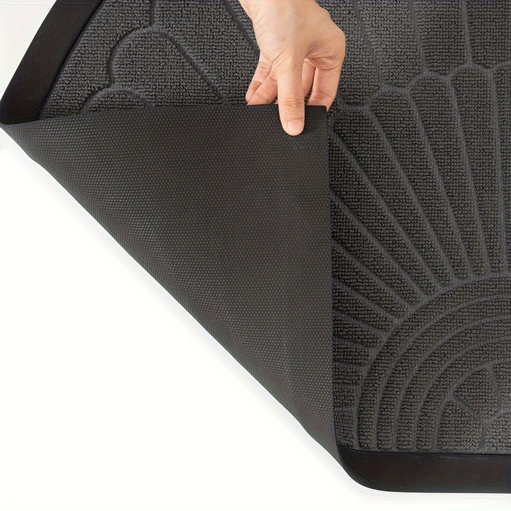 EntryGuard Ultra-Thin Welcome Mat for Home & Garage