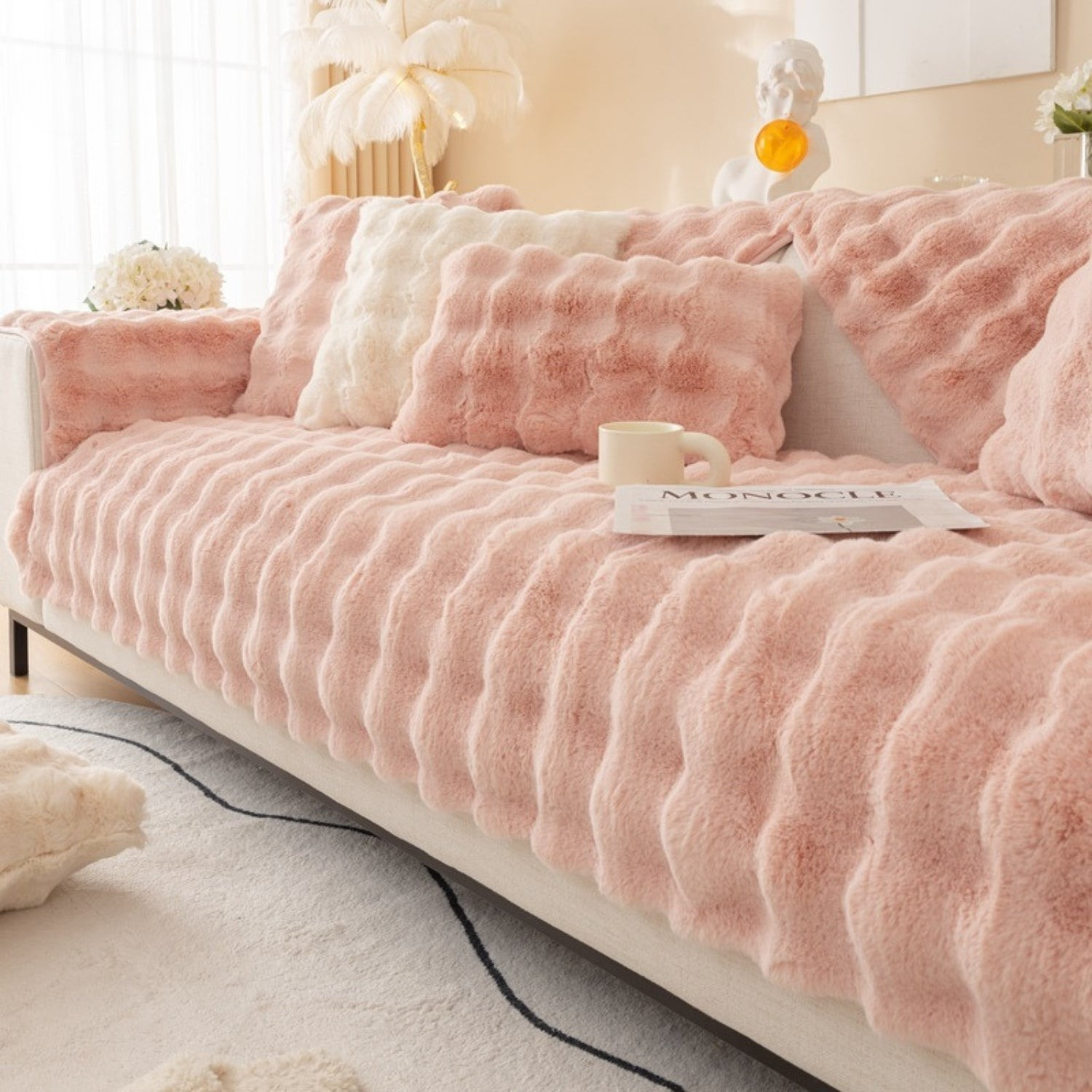 CuddleGuard™ — Wrap Your Sofa in Unshakable Cozy Armor Against Claws and Spills