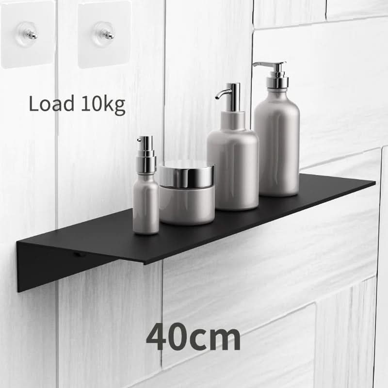 Wall-Mounted Floating Shelf for Bathroom – No Drilling Required
