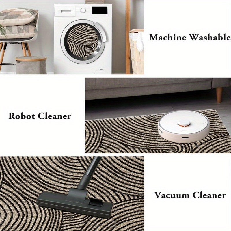 Chic Swirl Design Entry Mat for Any Space