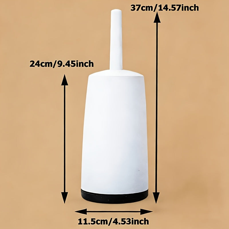 Elegant Toilet Brush Set with Stylish Storage Solution
