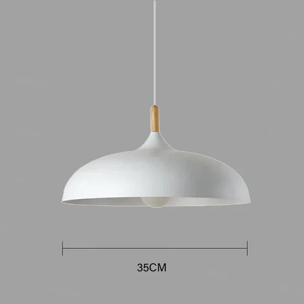 Ceiling Lamp Made from Northern Oak