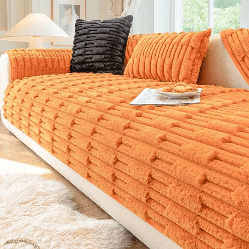 VeluraNest™ Plush Sofa Shield — Wrap Your Sofa in Unshakable Warmth and Plush Protection