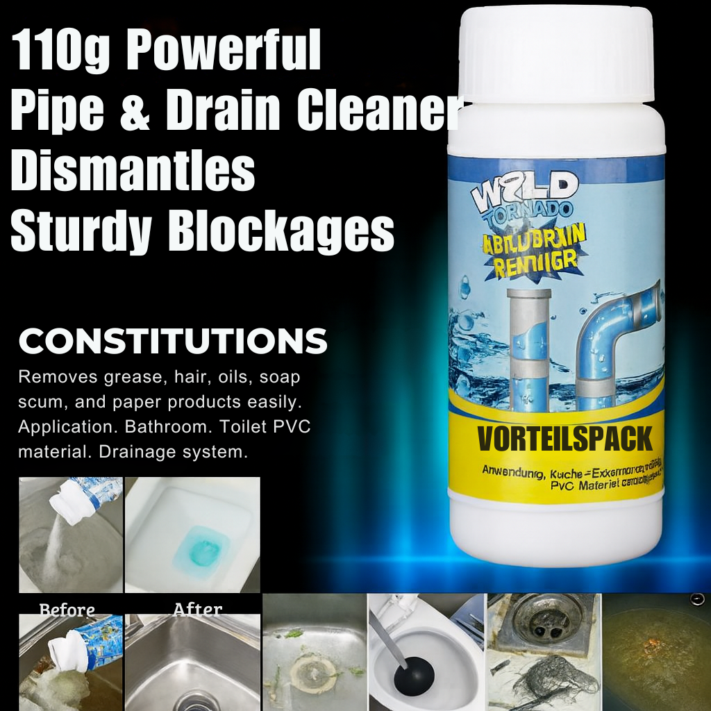 Drain Cleaner | Fast-Acting Pipe Clearing Formula | DrainBlast