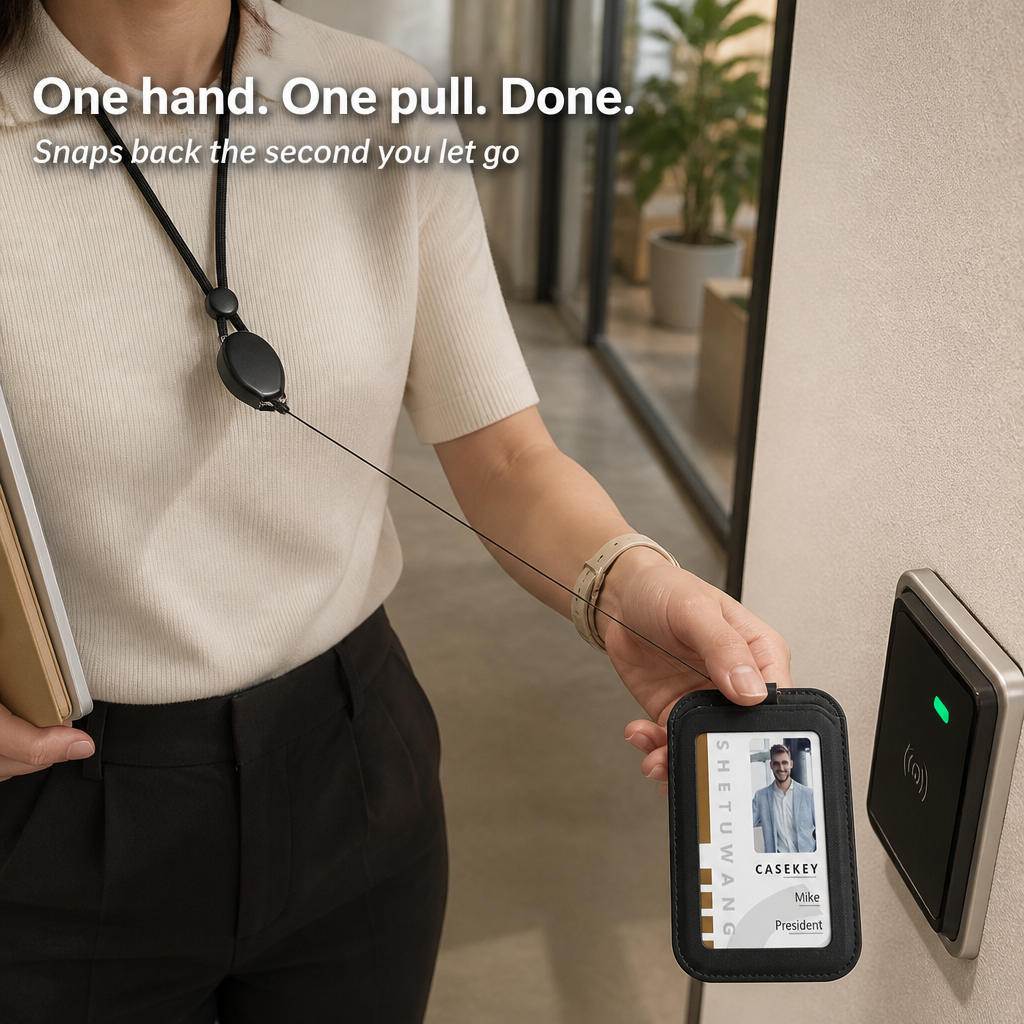 SwiftCord™ — Scan Your Badge Without Removing It From Your Neck