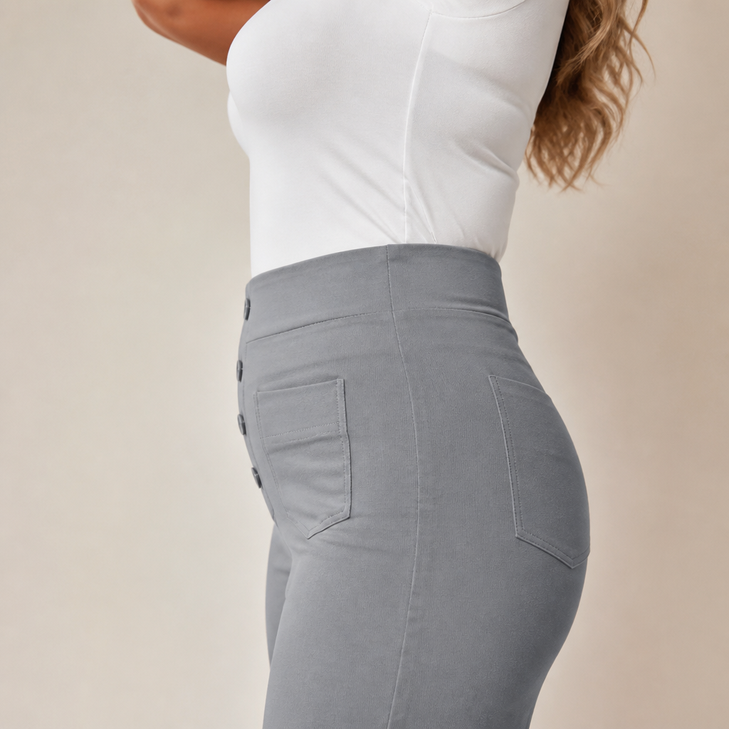 VelviaFlex™ High-Waist Stretch Pants — Smooth Your Waist, Move Freely, Own Every Moment