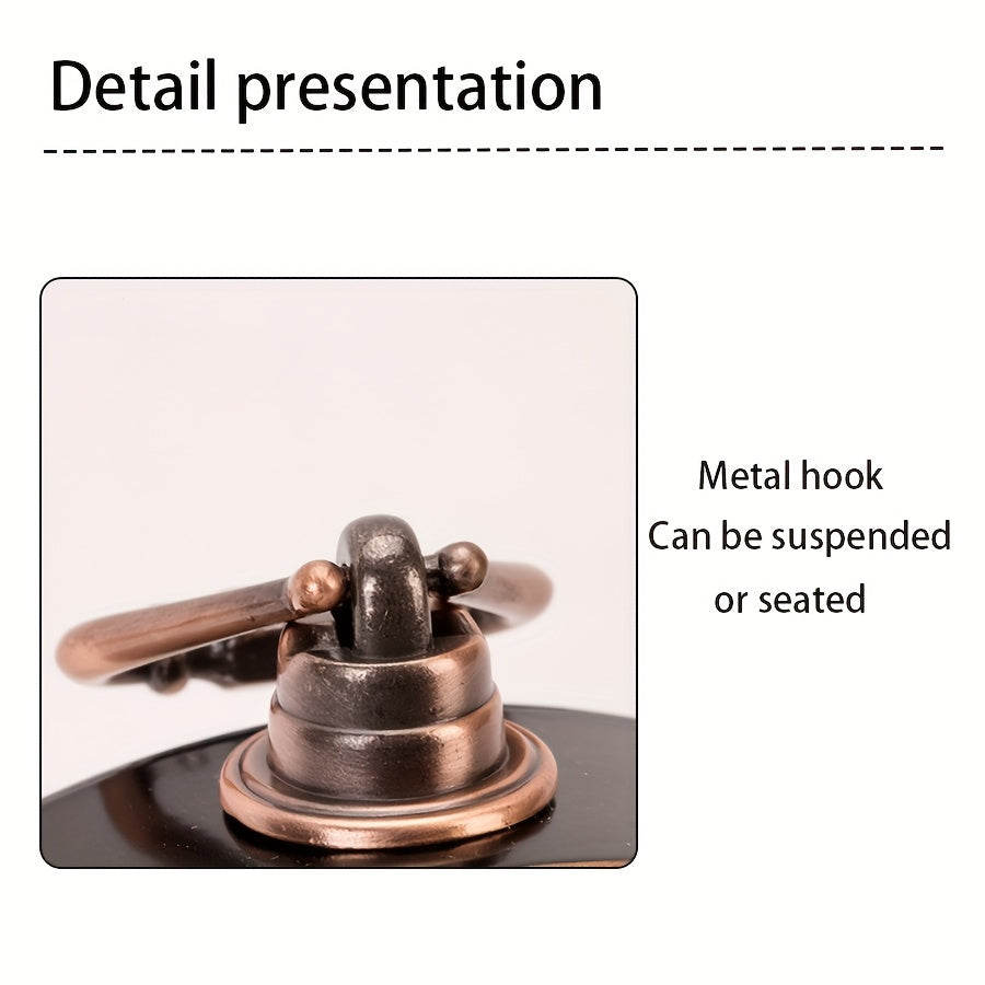 Classic European Metal Alarm Clock with Silent Operation