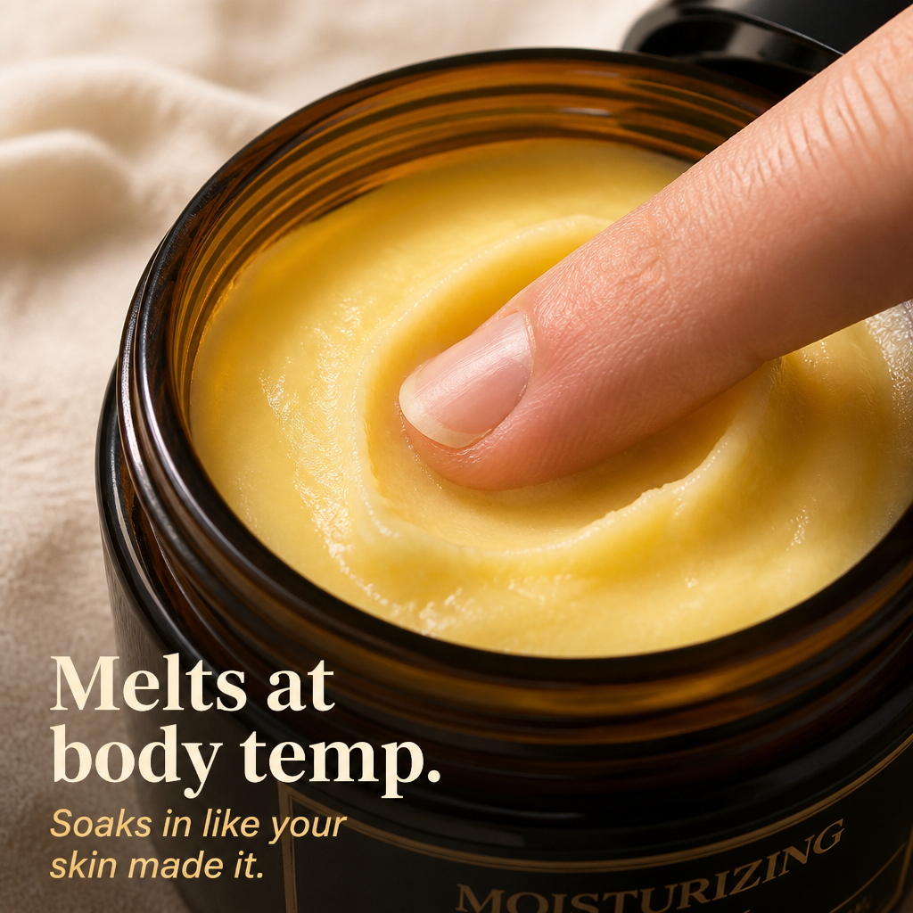 LumaCure™ Balm — Soften Rough Skin and Fade Scars With Raw Honey + Tallow