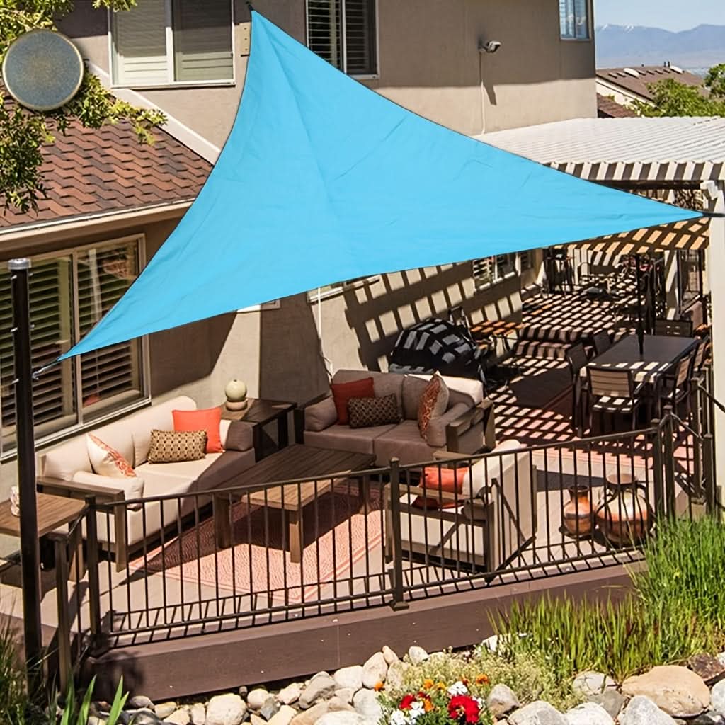 Extra Large Triangular Outdoor Shade Sail for Sun Protection