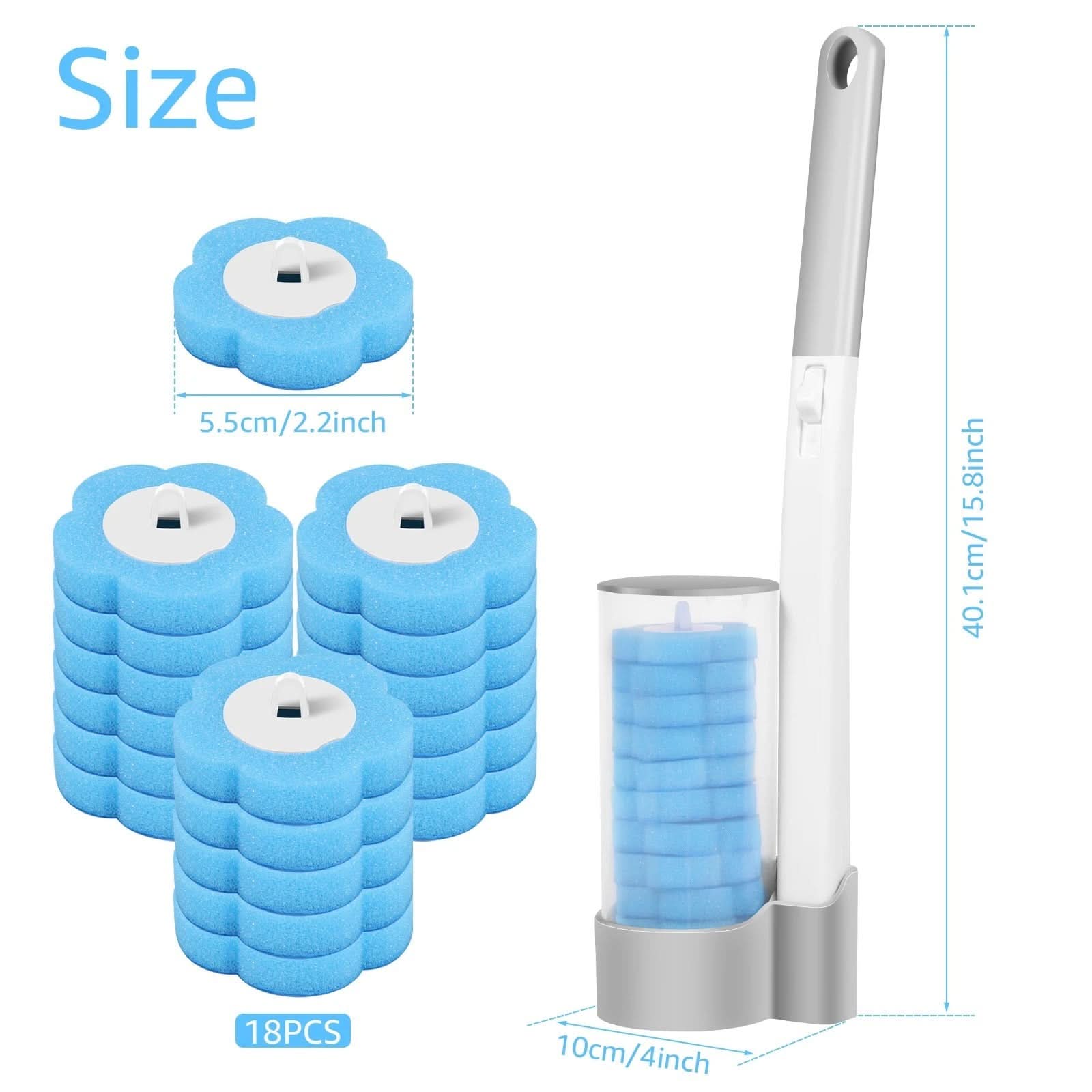 Disposable Toilet Brush Cleaning Set