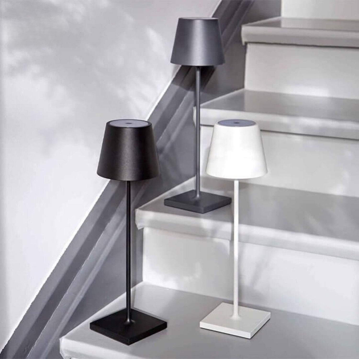 Wireless LED Desk Lamp with Touch Dimmer – Cordless, Clean Ambiance