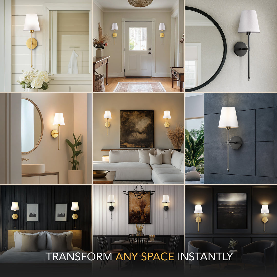 Cordless Wall Light with Remote – No-Drill Setup