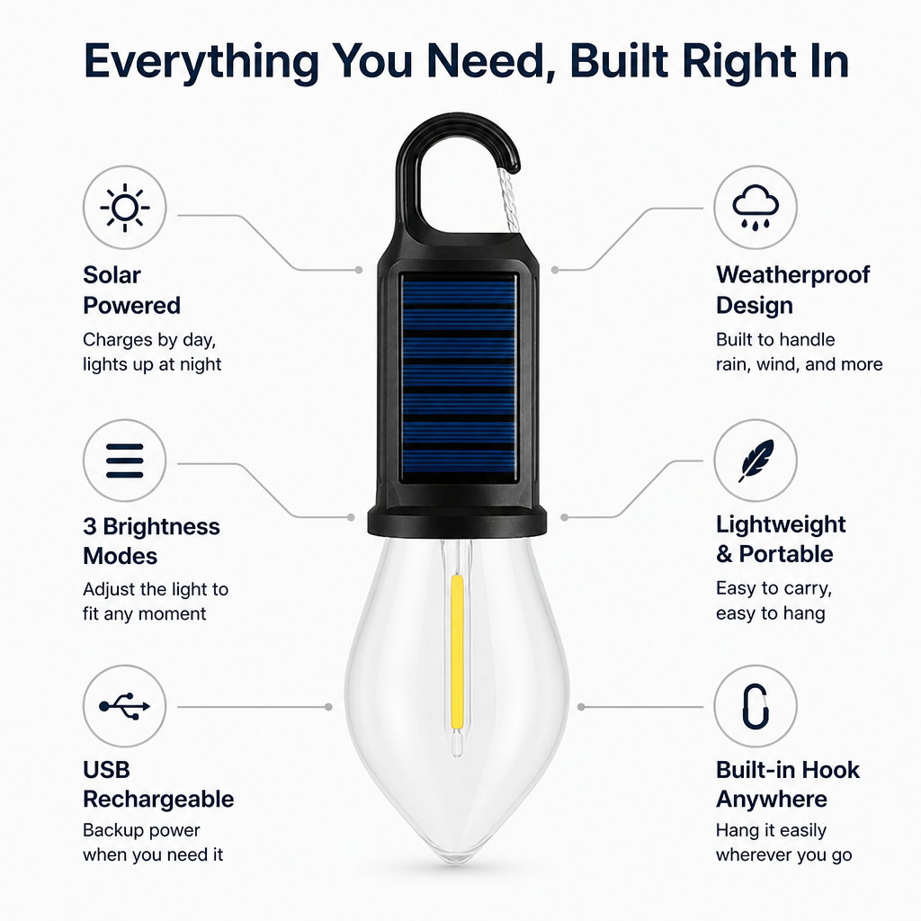 LumaRay™ — Brighten Every Moment with Effortless, All-Weather Solar Light