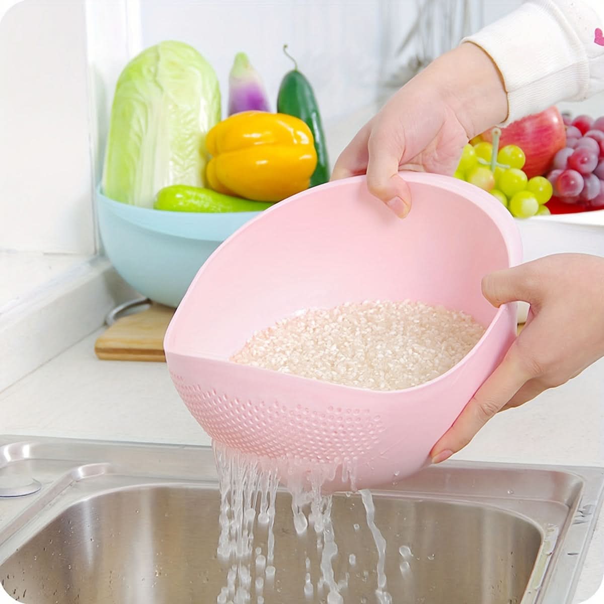 Multifunctional Strainer Basket for Kitchen Washing