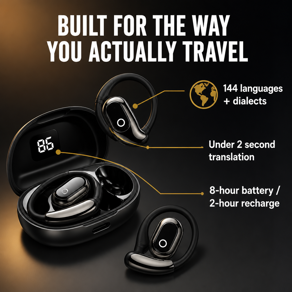 FluentSense™ — Converse in 144 Languages Instantly Without Pausing to Use Your Phone