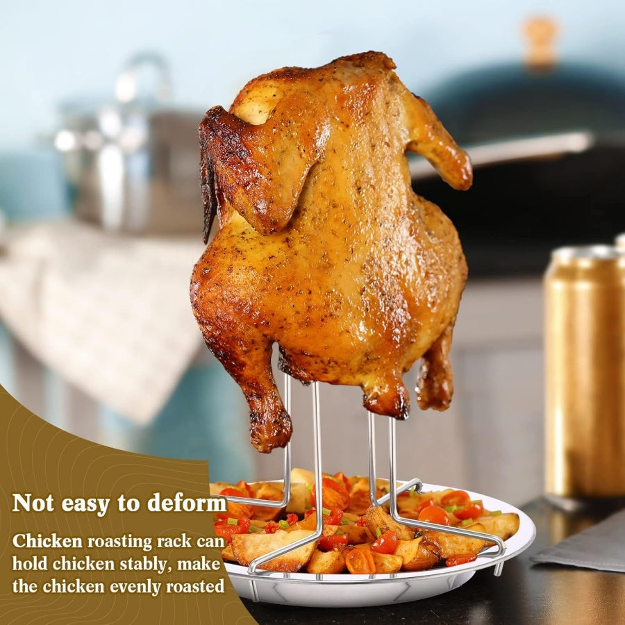 CrispCook Pro – Stainless Steel Vertical Roasting Rack