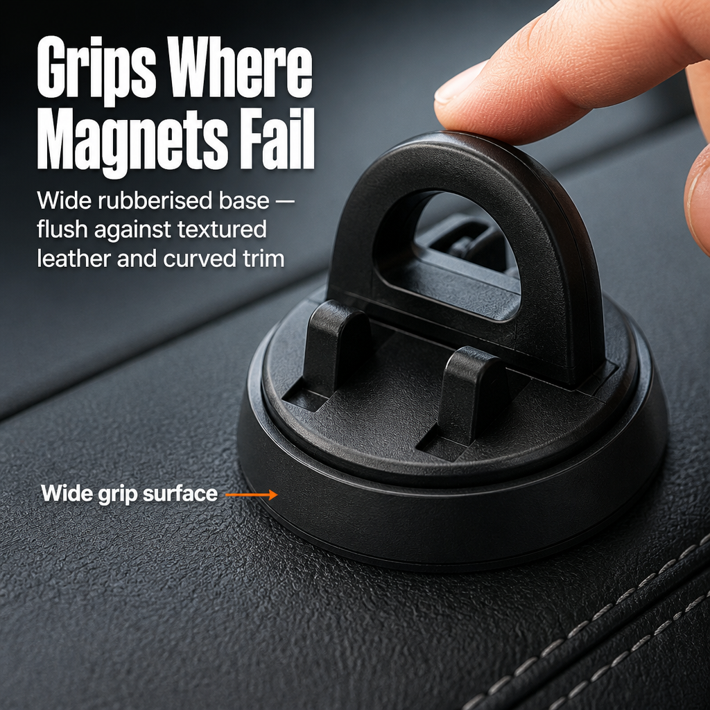 LumaRide™ — Attach Your Phone in Seconds Using Your Car's Emblem | 30-Day Guarantee