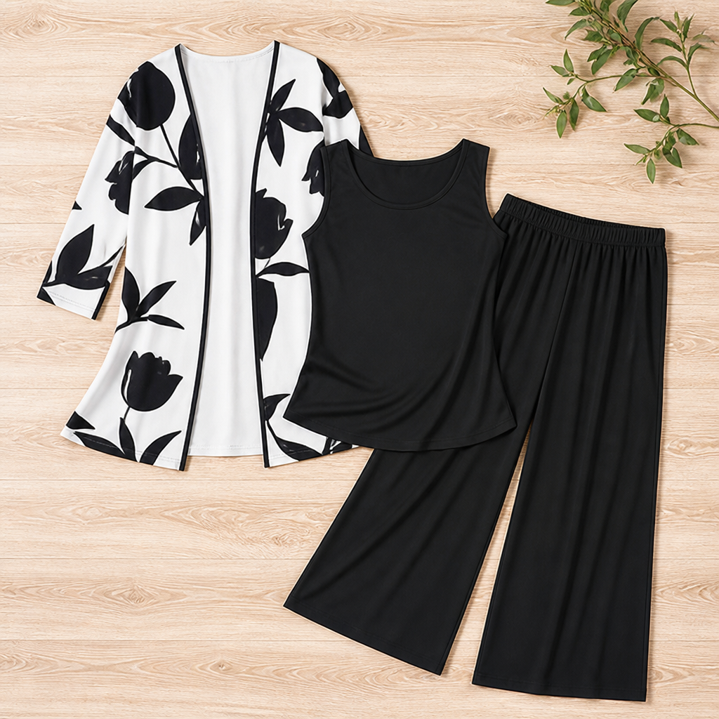 AuraLuxe™ 3-Piece Ensemble — Unlock All-Day Confidence with Effortless Style and Supreme Comfort