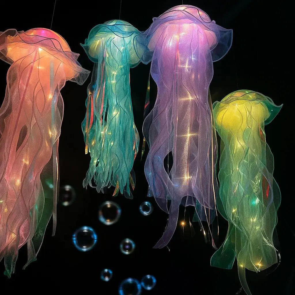 Luminescent Jellyfish Accent Lamp for Mood Lighting