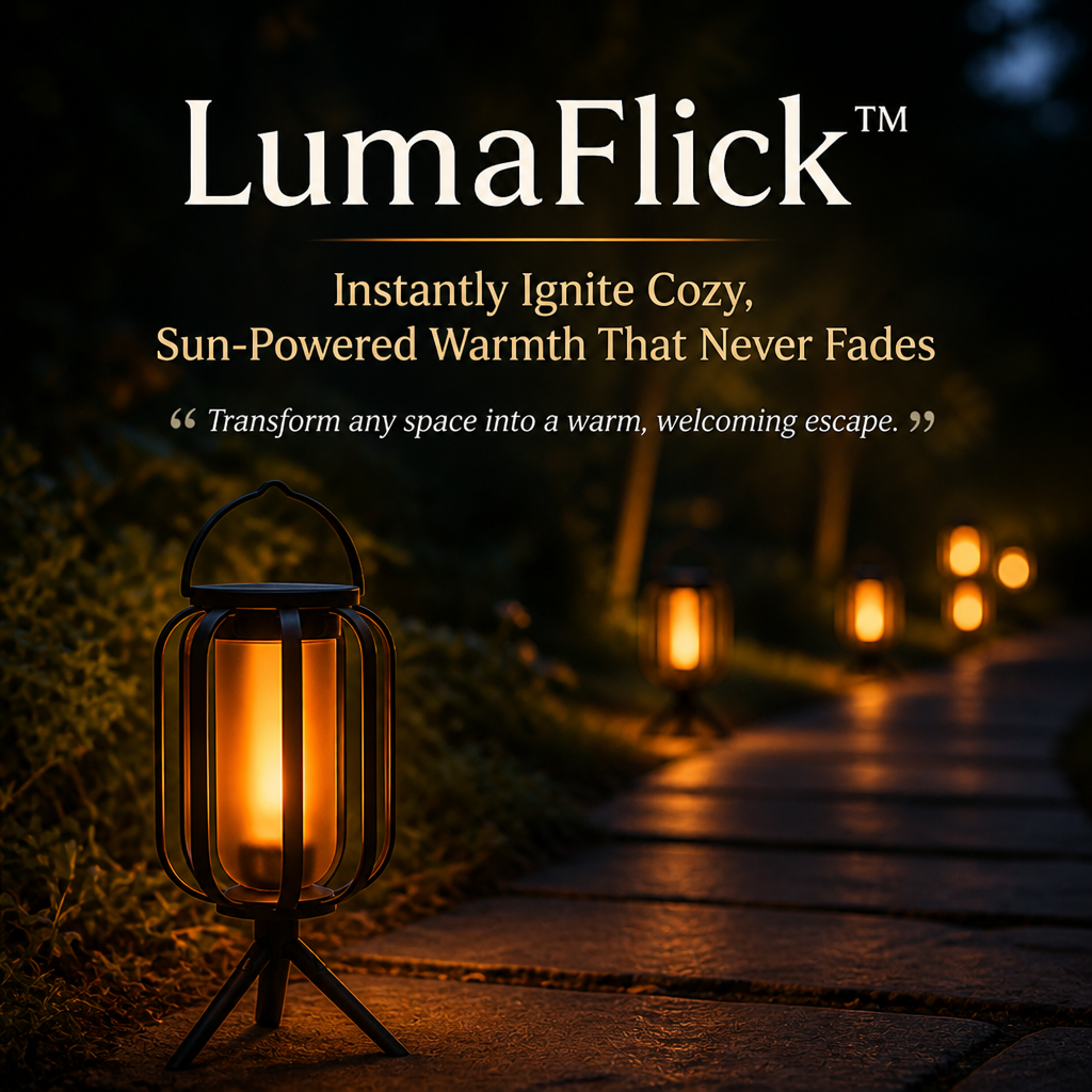 LumaFlick™ — Instantly Ignite Cozy, Sun-Powered Warmth That Never Fades