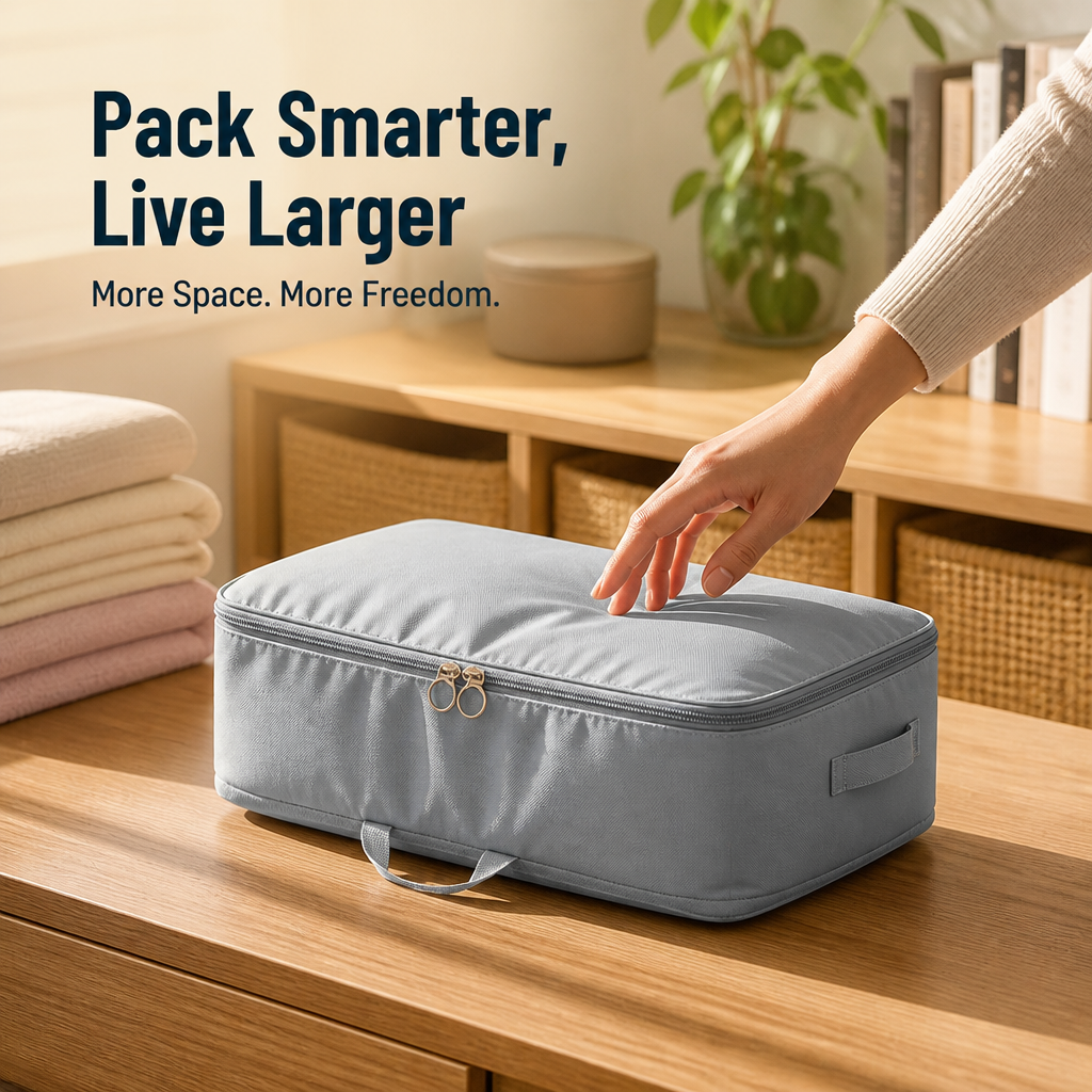 SpaceSavvy™ Pro — Crush Clutter, Unleash Freedom, Pack Like a Pro