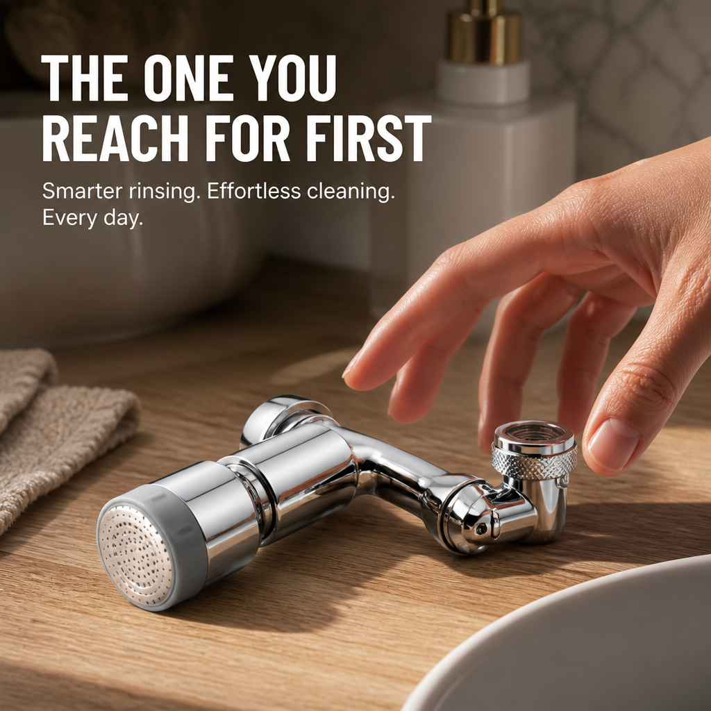 HydroLuxe™ — Command Every Drop for Splash-Free, Effortless Rinsing