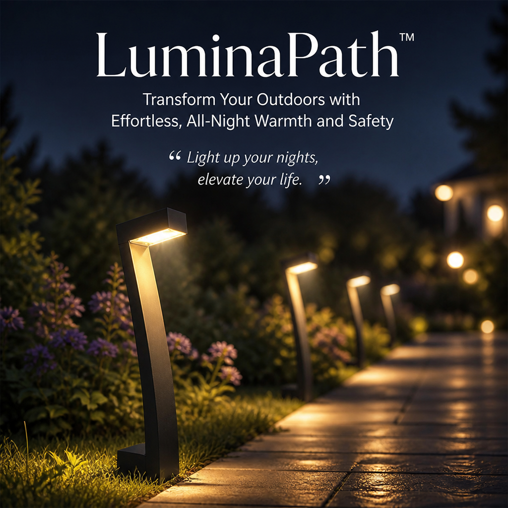 LuminaPath™ — Transform Your Outdoors with Effortless, All-Night Warmth and Safety