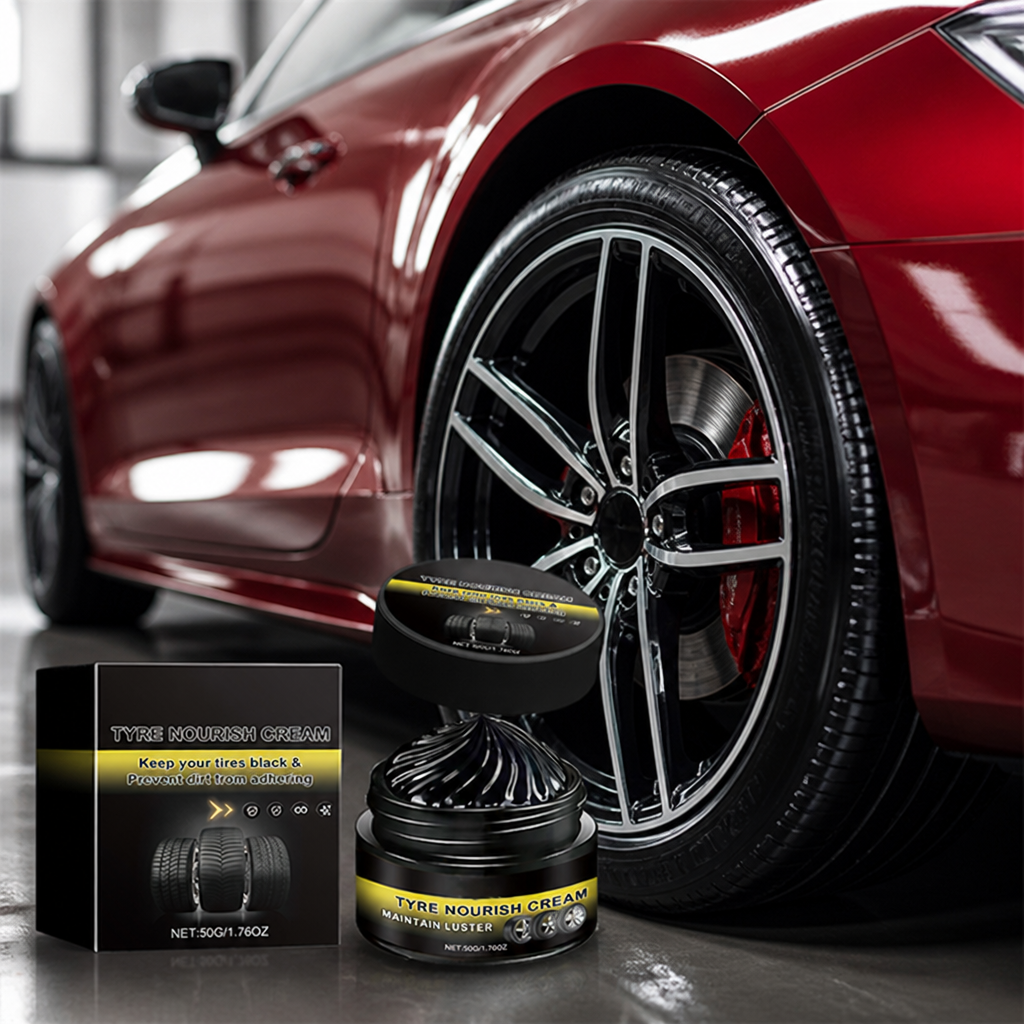 MidnightSheen™ — Instantly Revive Tires with Lasting Deep Black Shine and Rugged UV Defense