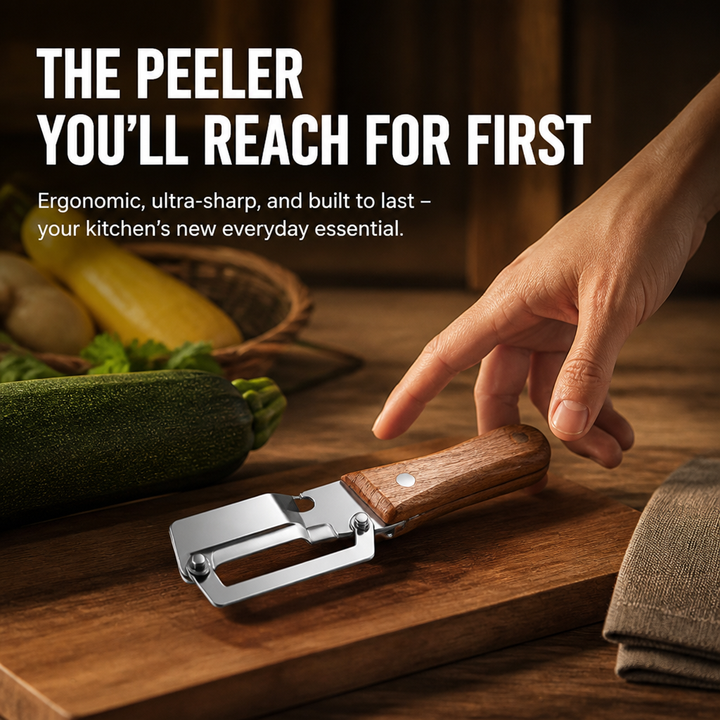 SliceMate™ — Effortless Peeling and Comfort That Transforms Every Meal