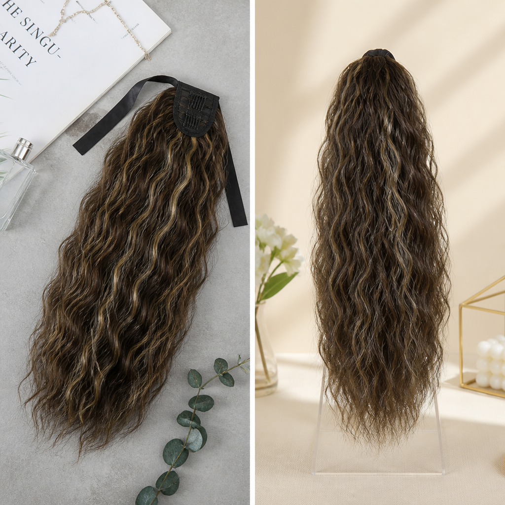LuxeFlo™ — Transform Your Ponytail with Effortless, Show-Stopping Volume and Bounce