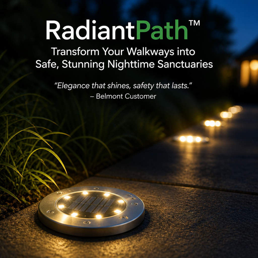 RadiantPath™ — Transform Your Walkways into Safe, Stunning Nighttime Sanctuaries