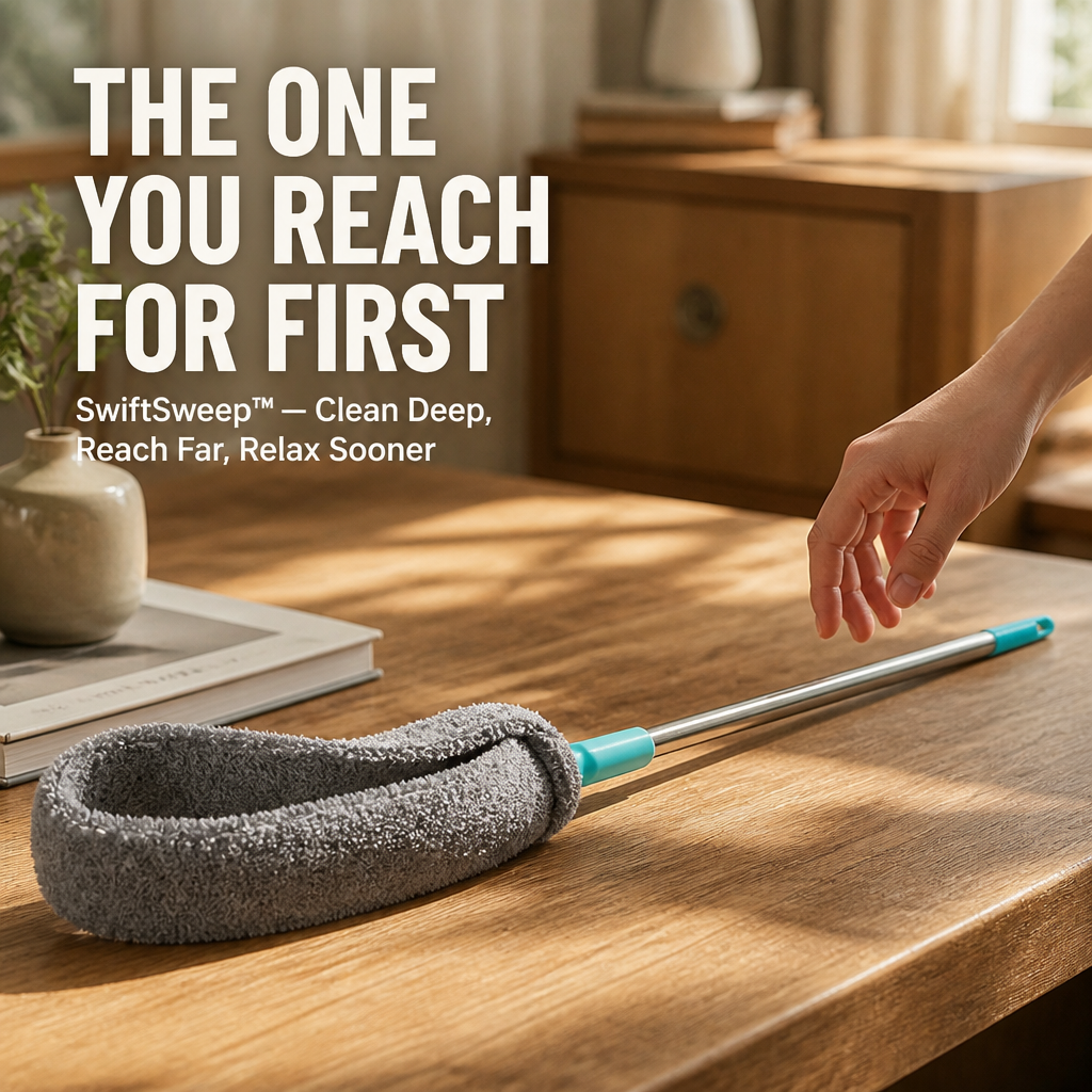SwiftSweep™ — Clean Deep, Reach Far, Relax Sooner