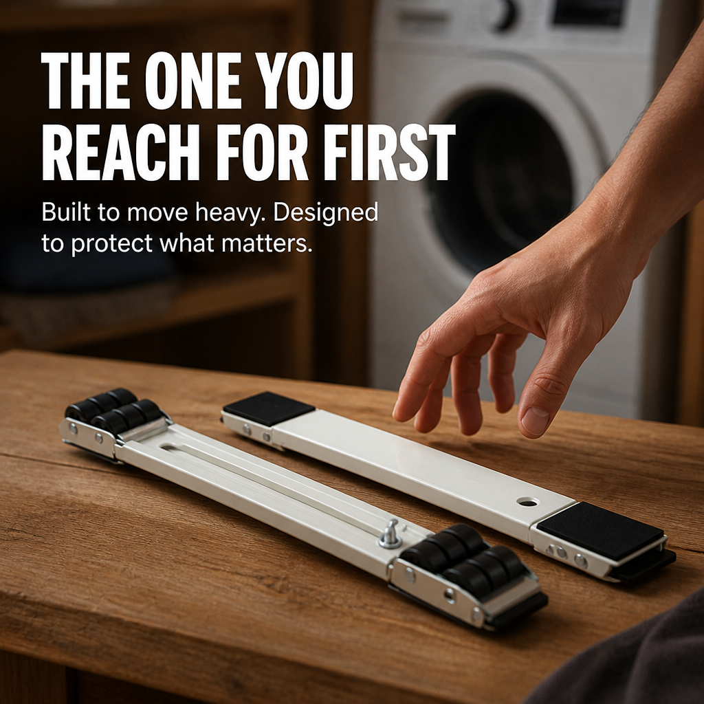 TorqueGlide™ — Move Heavy Appliances Effortlessly Without Back Pain or Floor Damage