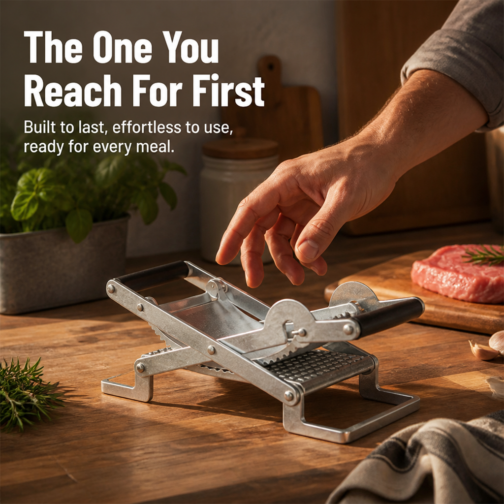 PrimePress™ — Effortless Power to Perfectly Tender, Even-Cooked Meat Every Time