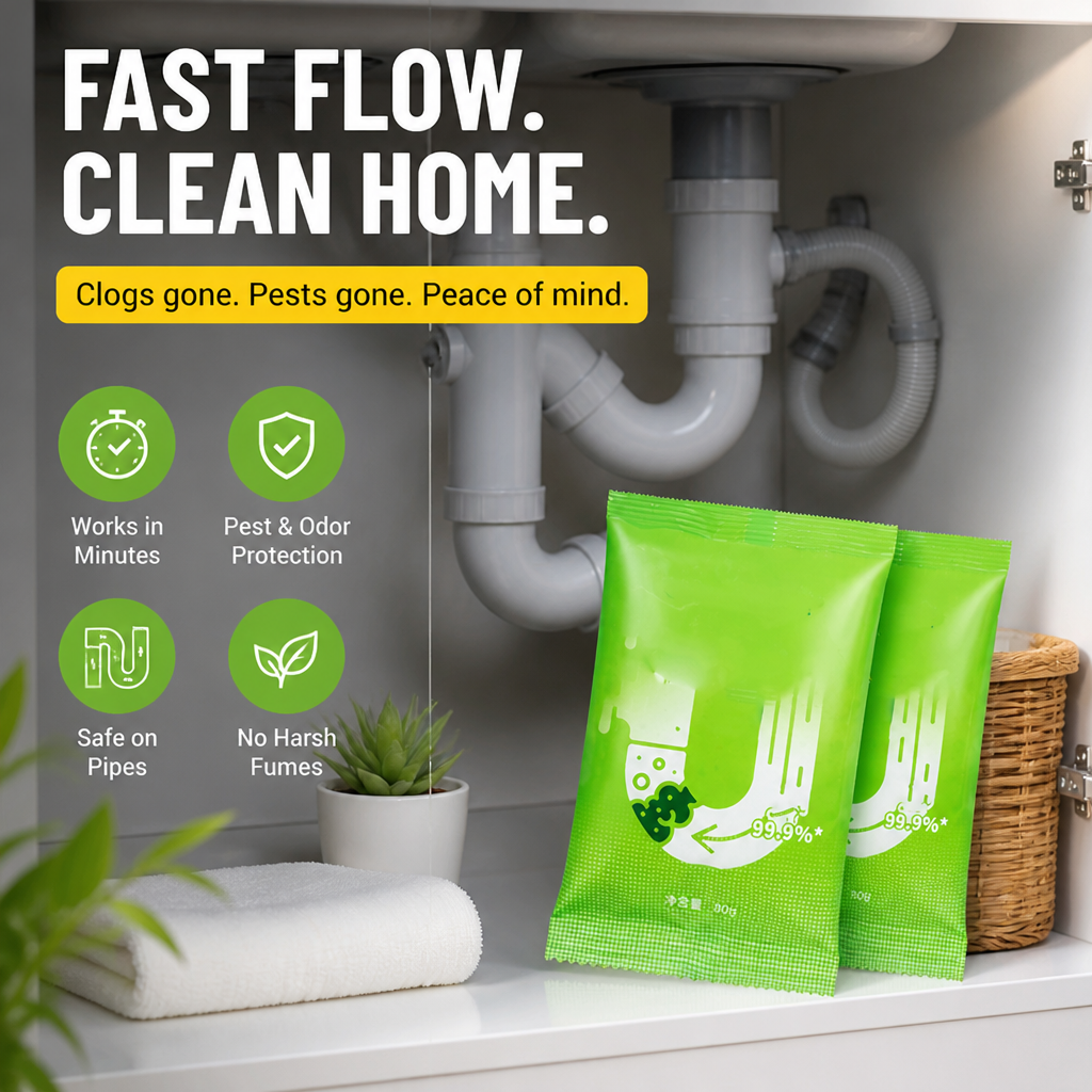 ClearFlowMax™ — Crush Clogs Fast and Reclaim a Pest-Free, Peaceful Home