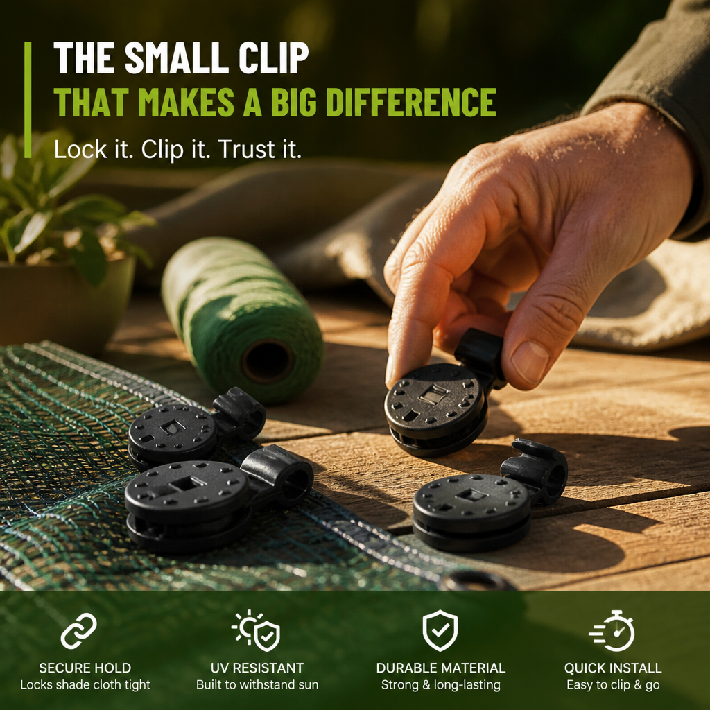 GripStrong™ — Lock Your Shade Fabrics Tight for Lasting Peace of Mind and Total Weather Defense
